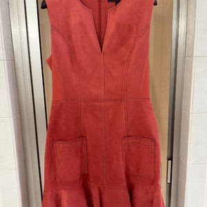 BCBG MaxAzria Suede Dress